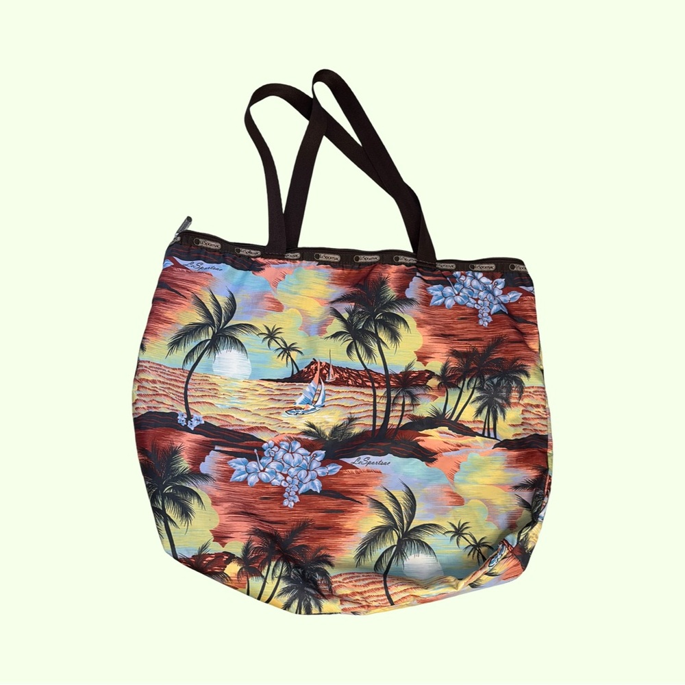 LeSportsac Tropical Print Tote Bag - Picture 2 of 5